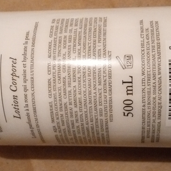 Rosewater lotion Crabtree&Evelyn - Picture 7 of 7